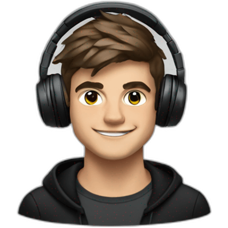 martin garrix with headphones emoji