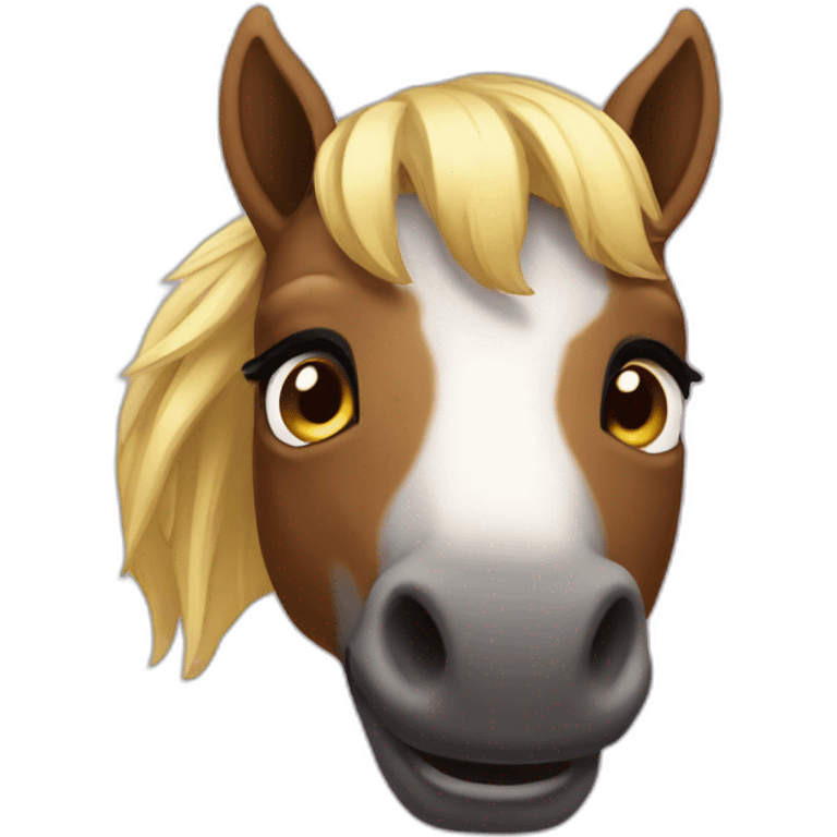 Chat qui fait du poney emoji