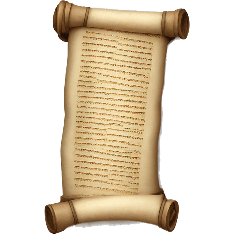 Rolled up Torah scroll emoji