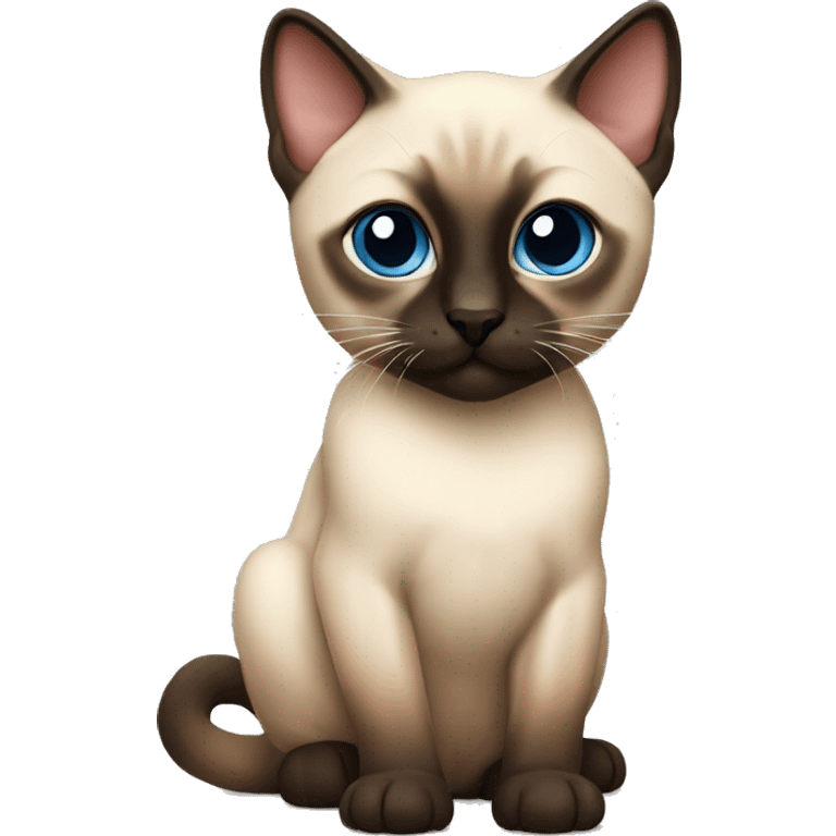 siamese kitten emoji