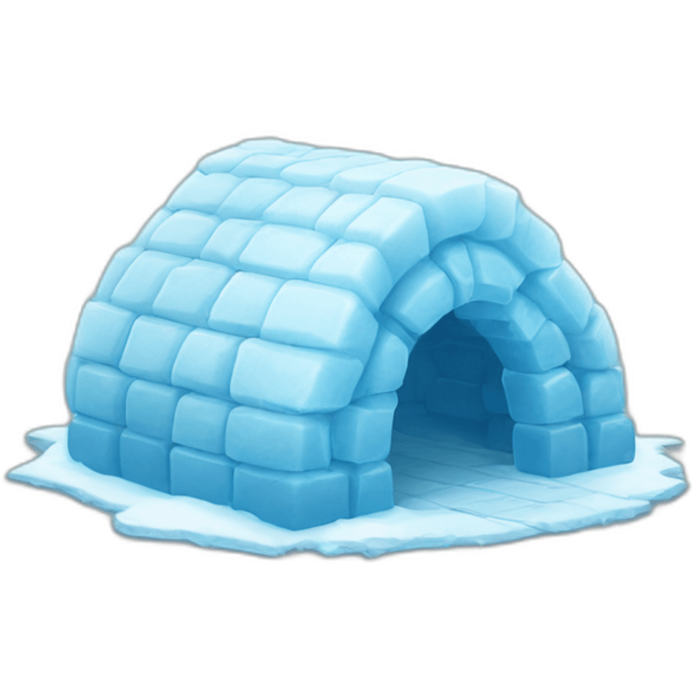 ice blocks igloo emoji