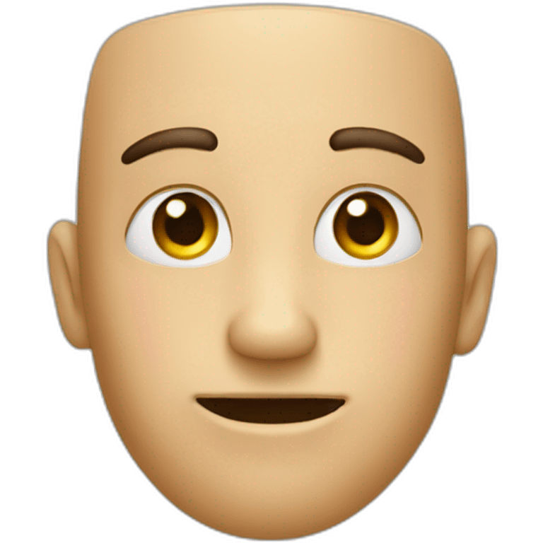 Visage sur un doigt emoji