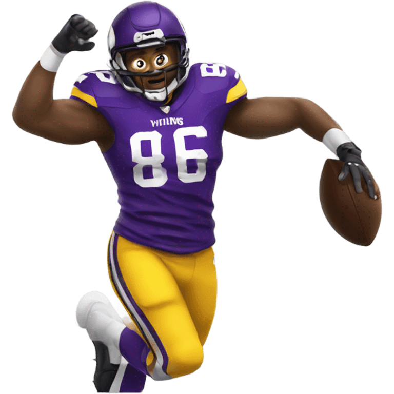 mn viking touchdown  emoji