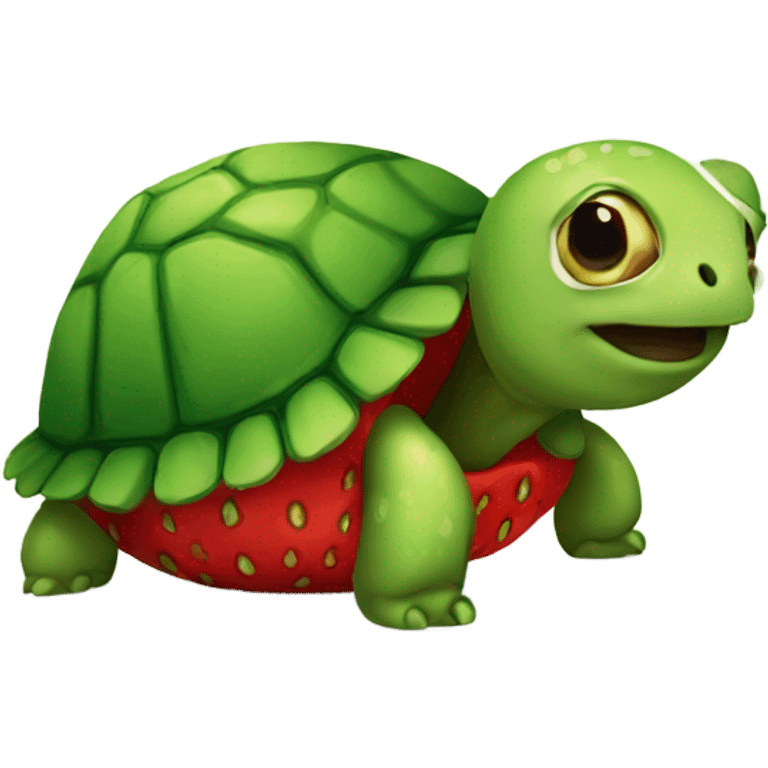 strawberry turtle  emoji