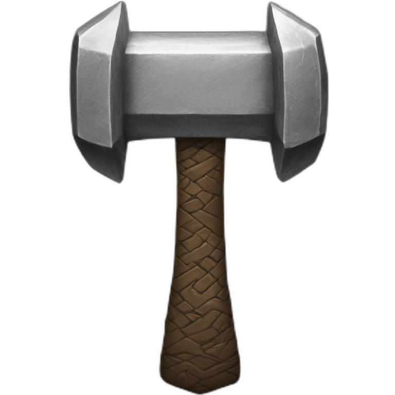 Thor's hammer emoji