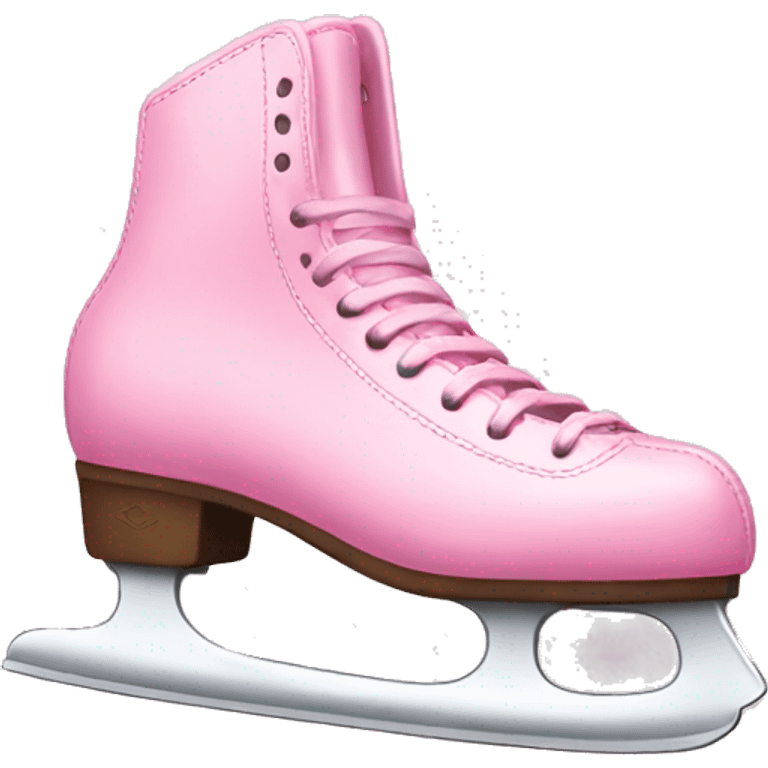 Ice skates pink emoji