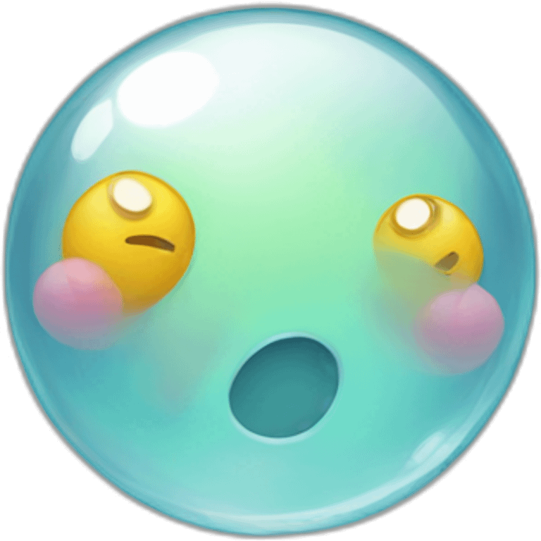 blowing Bubble emoji