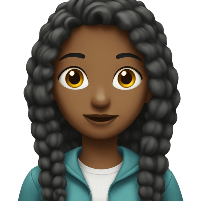 A girl emoji