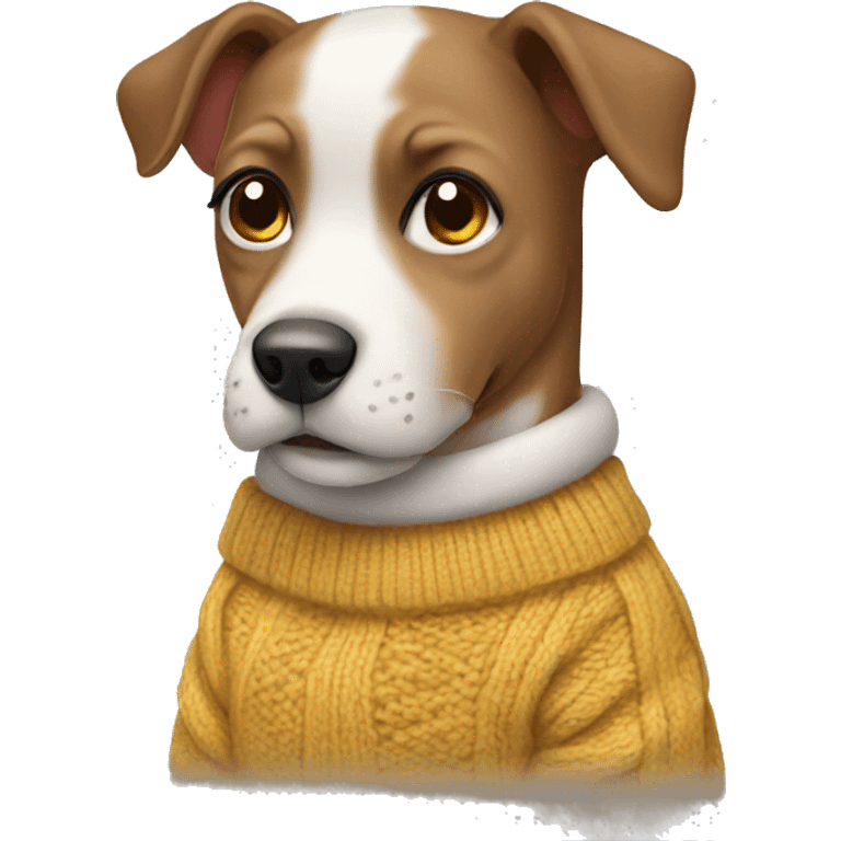 dog wearing a sweater  emoji