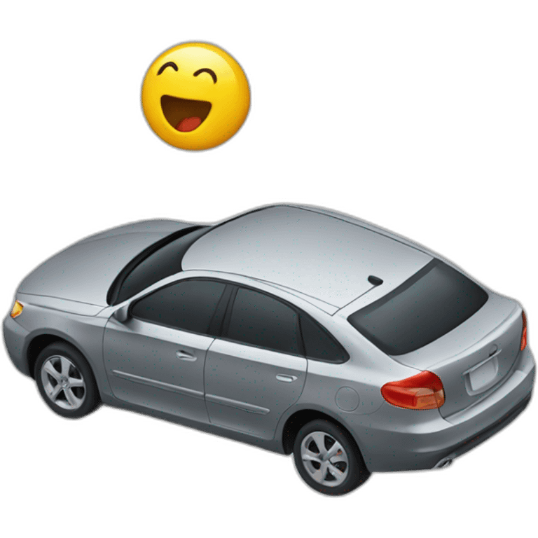 phone falling out car emoji