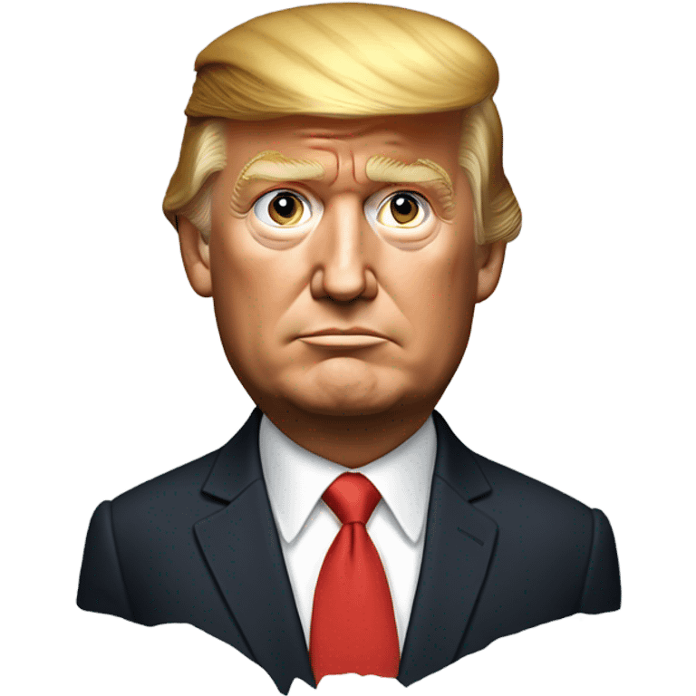 Donald trump photorealistic  emoji