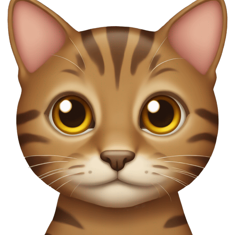 Brown tabby cat  emoji