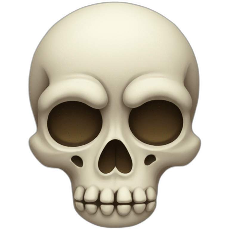 sad skull emoji