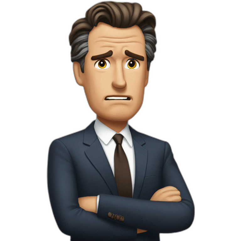 Gavin Newsom feeling nauseous emoji