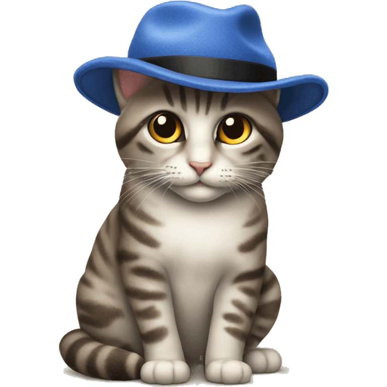 gatto con cappello emoji