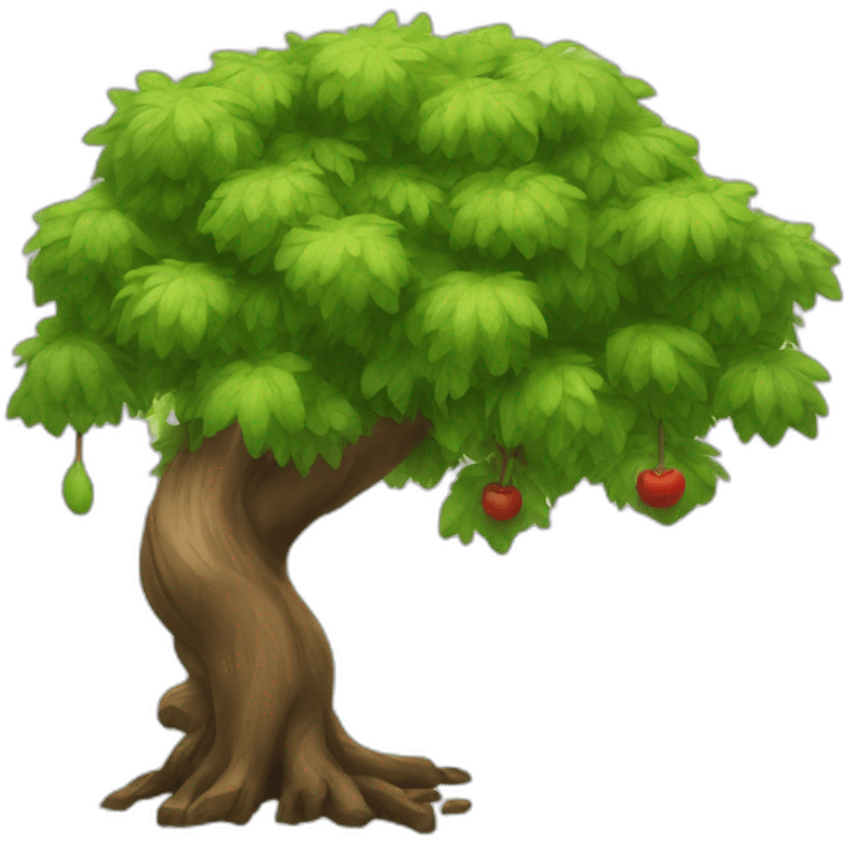 waatering tree emoji