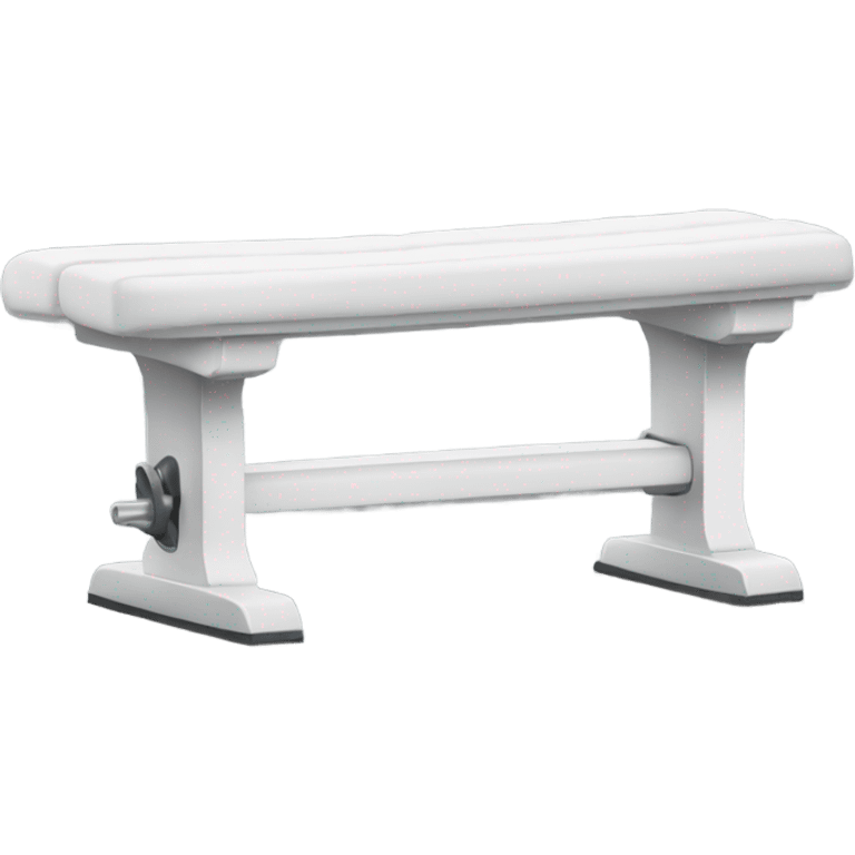 Withe workout bench emoji