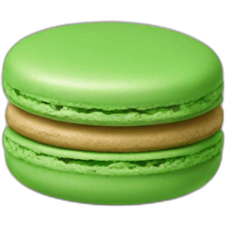 green Macaron  emoji