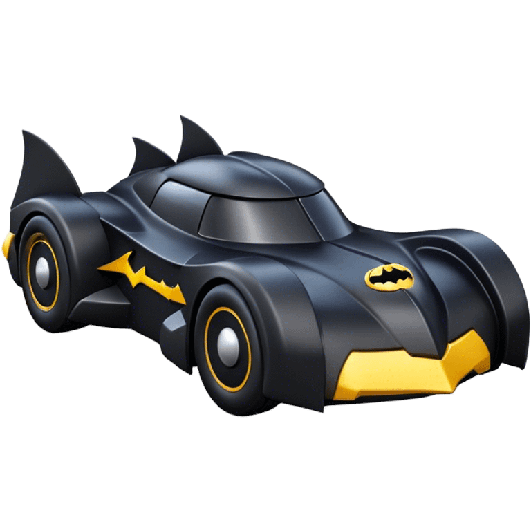 Batmobile emoji, soft 3d emoji