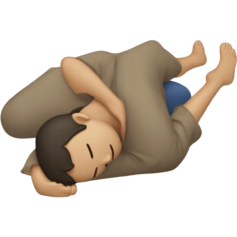 Person laying horizontal emoji