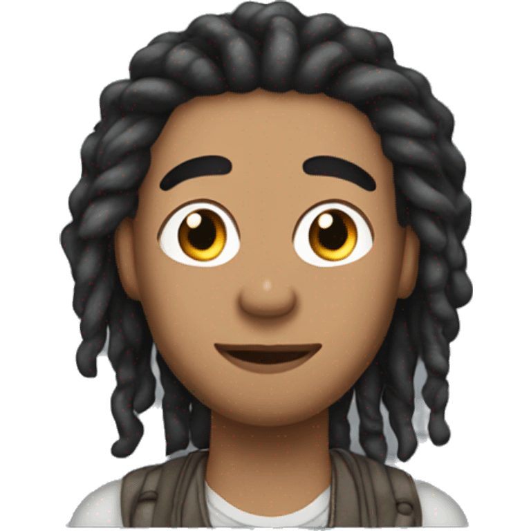 lightskin man with locs emoji