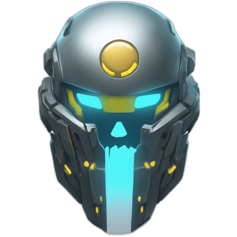 futuristic Phantom Infiltration armored breastplate ghost effect emoji