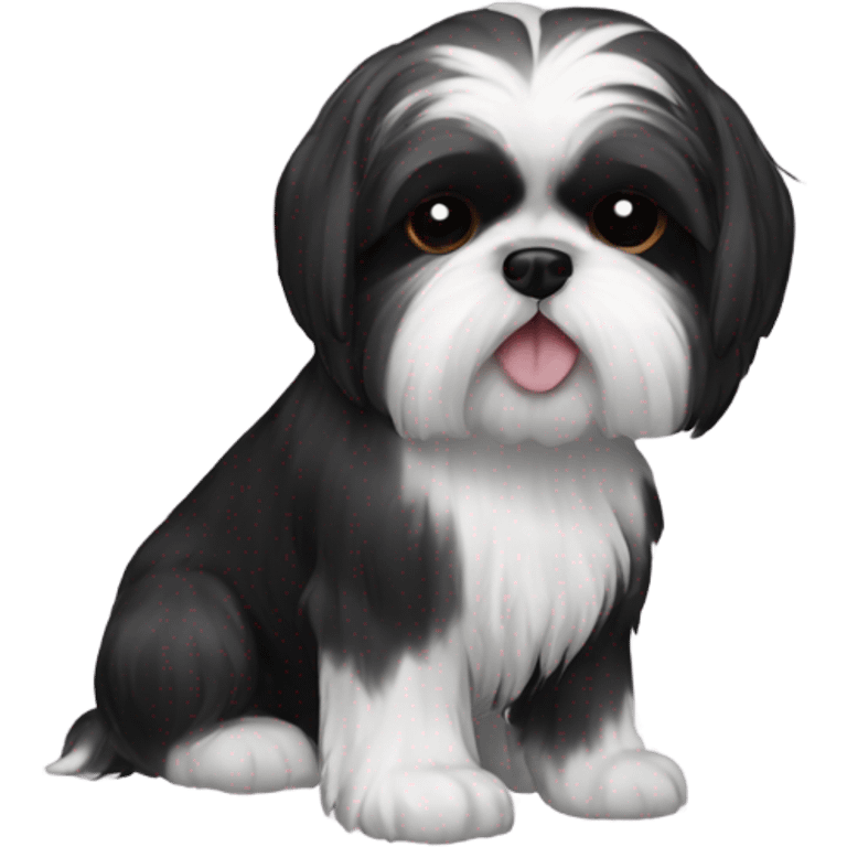 shih tzu black  emoji