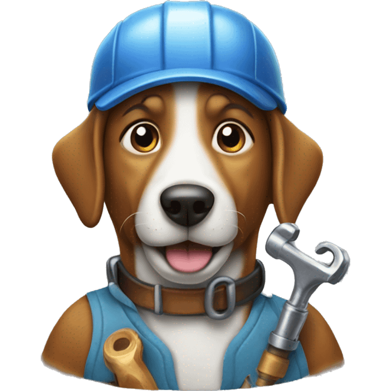 Dog plumber emoji