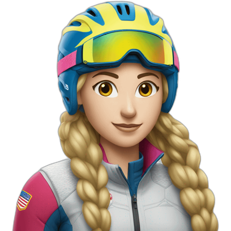 Mikaela Shiffrin emoji