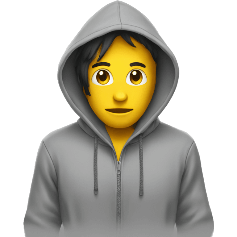 hoodie with a list emoji