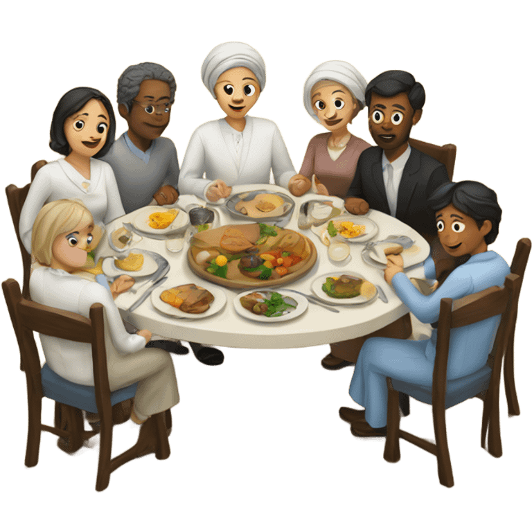 Family Seder  emoji