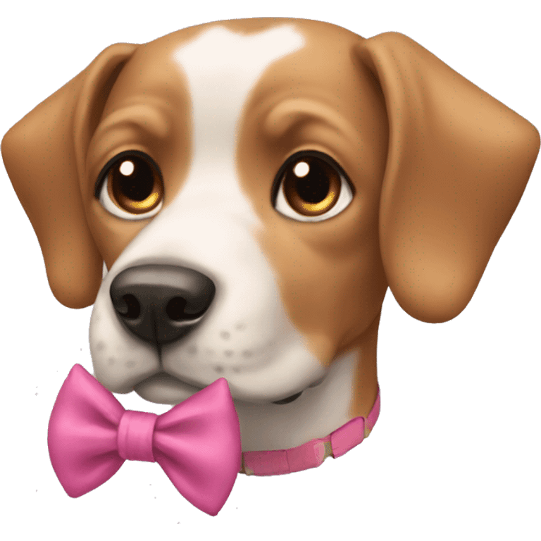 Dogs with bows  emoji