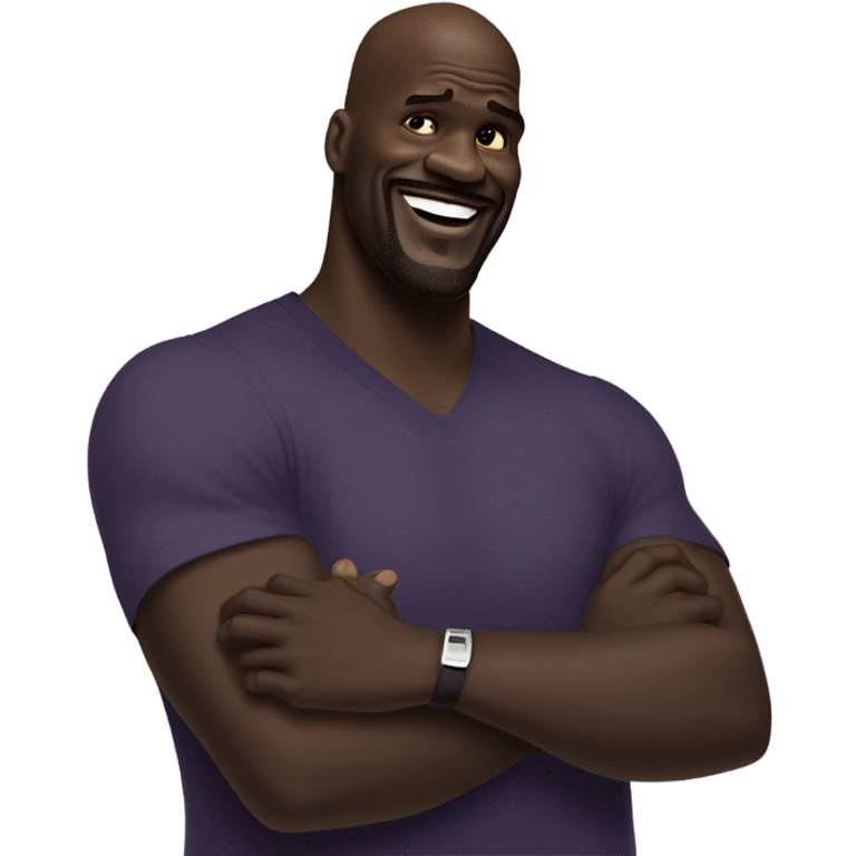 Shaq holding me  emoji