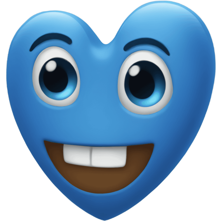 blue heart emoji