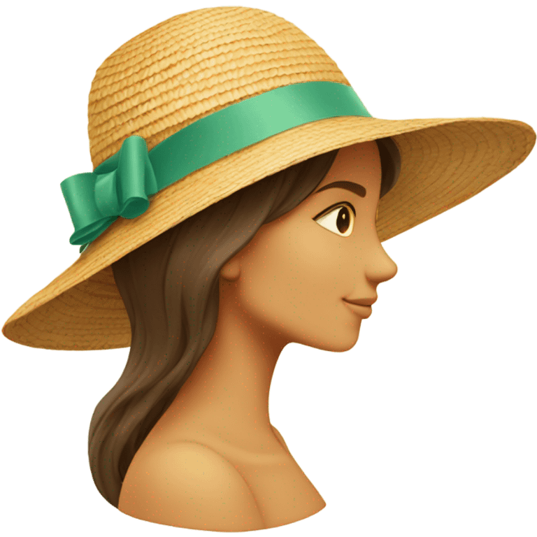 Sunhat emoji