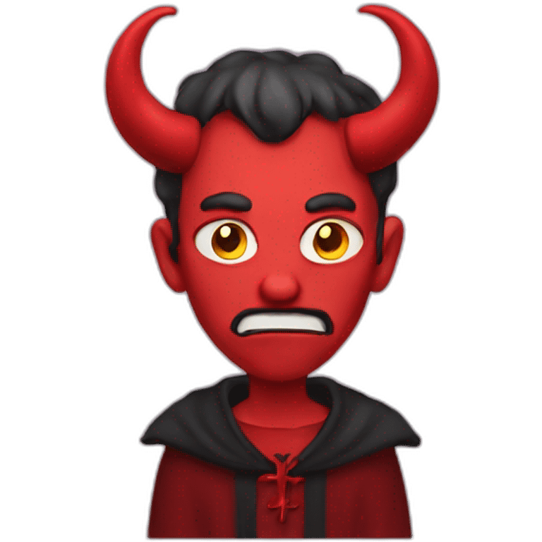 sad Satan emoji