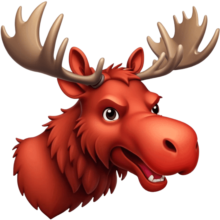 moose angry getting red emoji