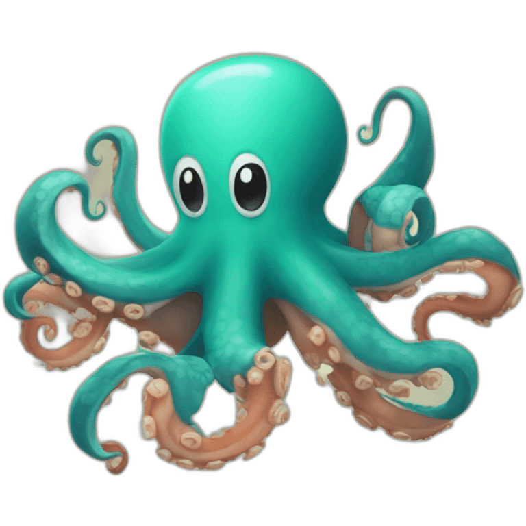 an octopus in mario emoji