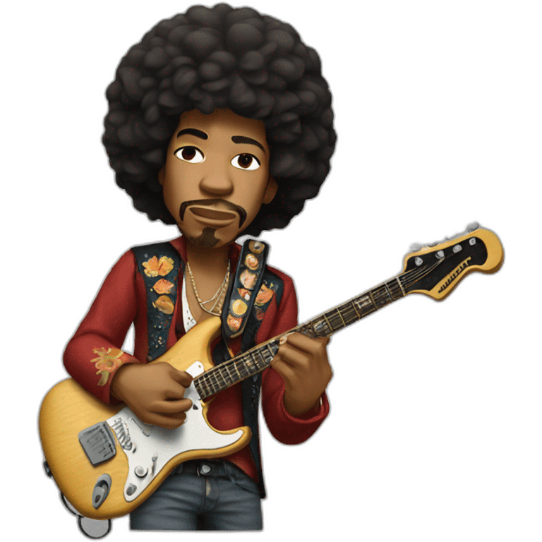 jimi hendrix emoji