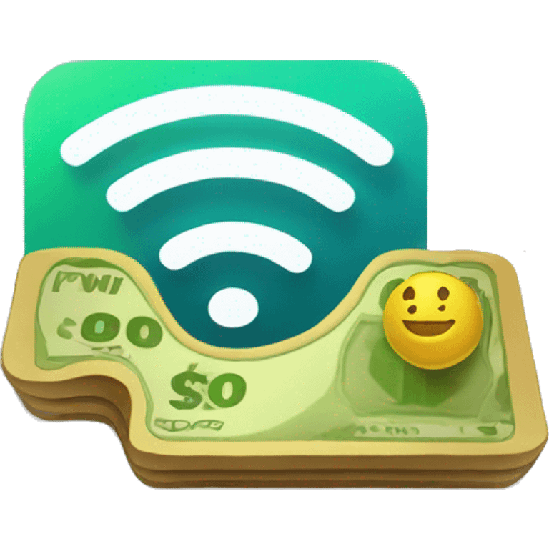 wifi transfer money emoji