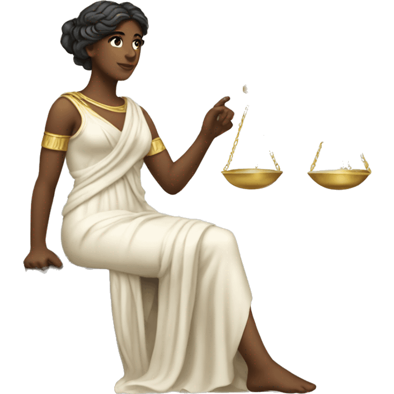 Themis Greek goddess  emoji