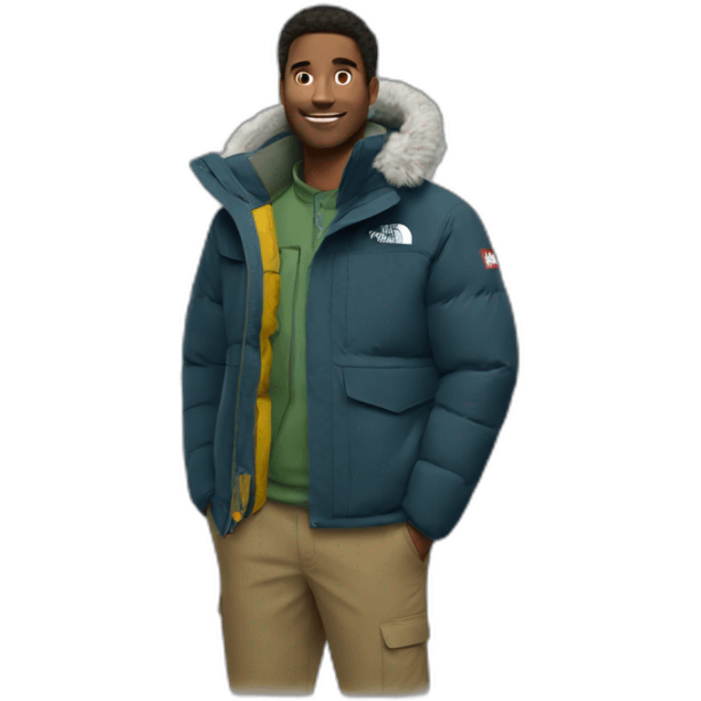 the north face emoji