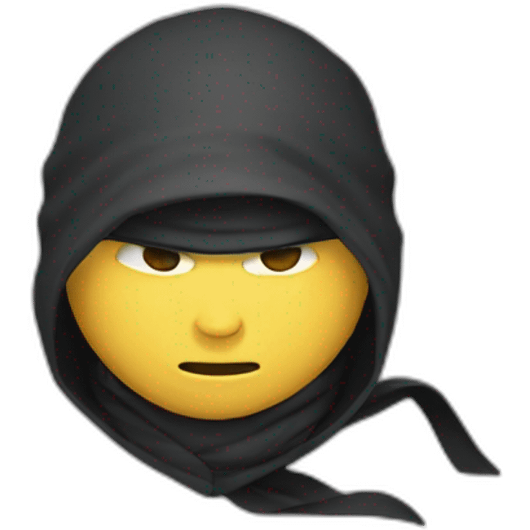 Un ninja qui fait un d'hab emoji