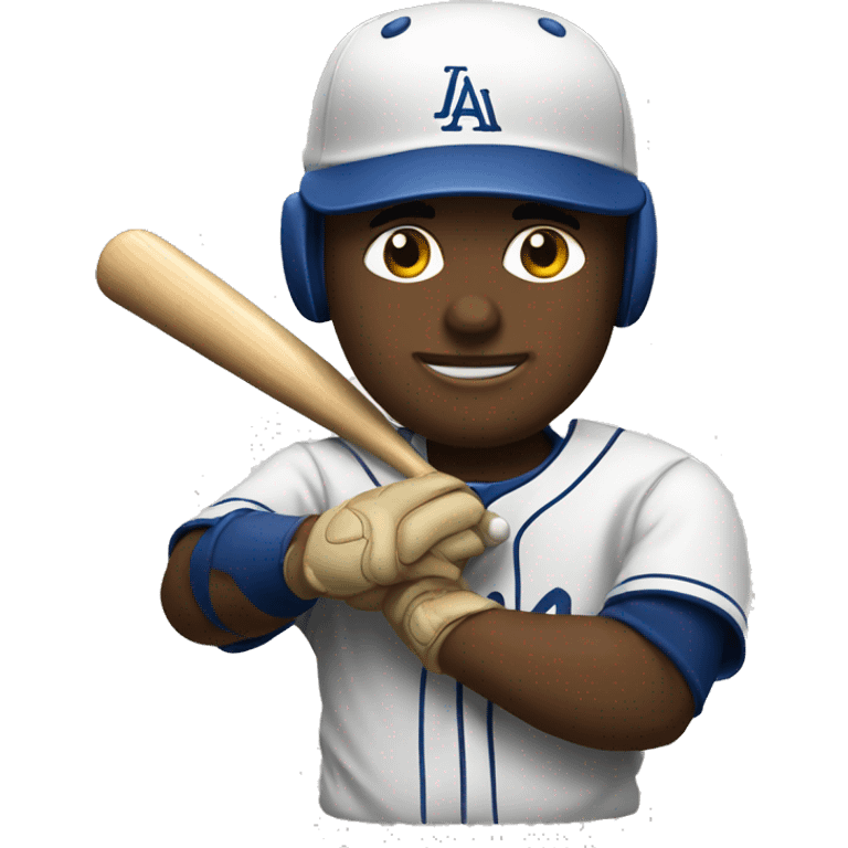 Baseball player in landers emoji