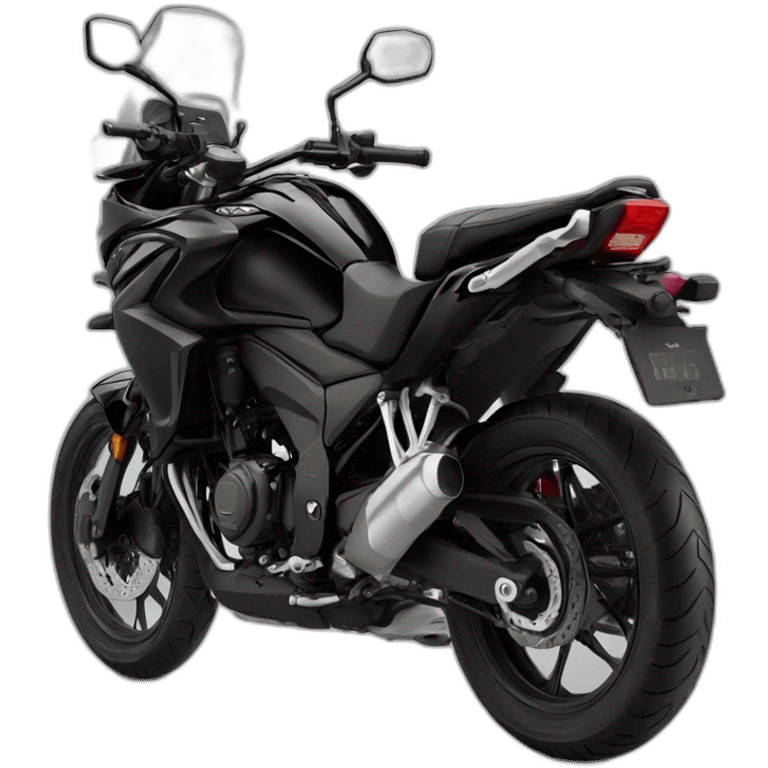 Honda cb500x color black emoji