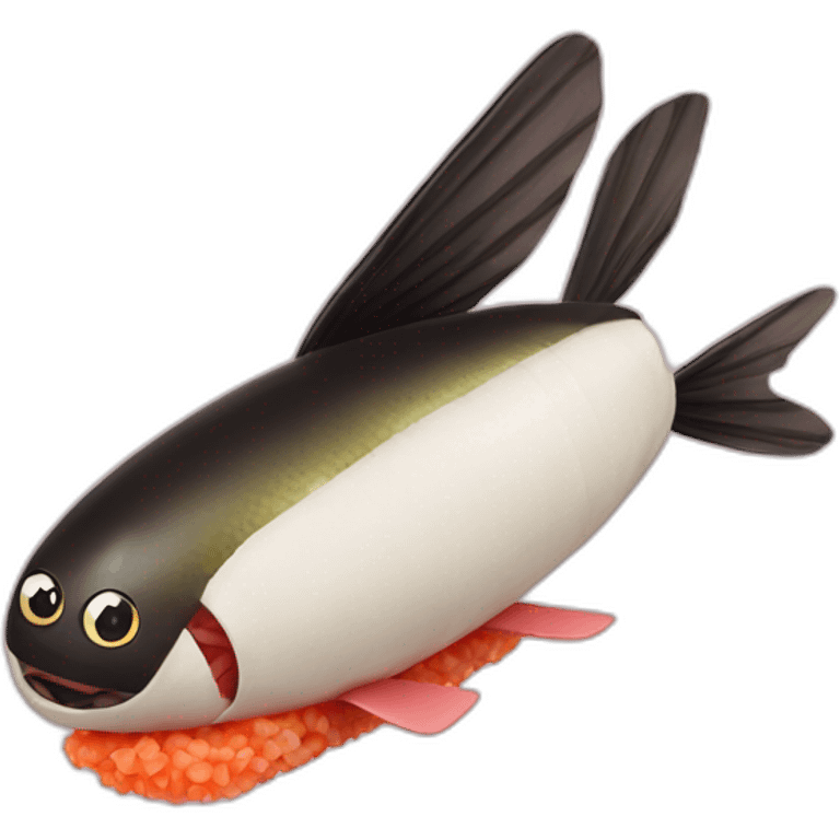 flying sushi emoji