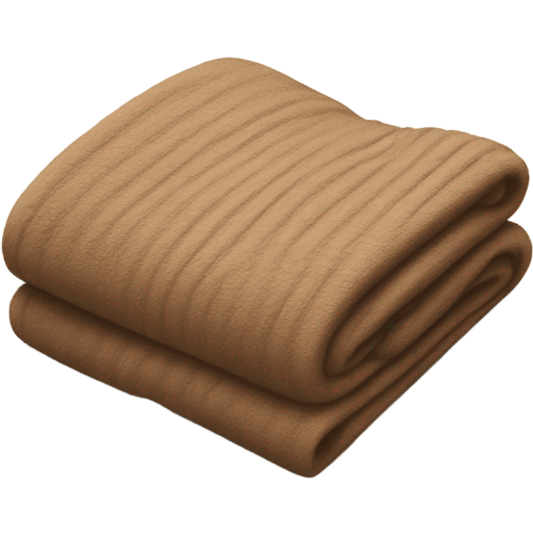 brown Folded blanket emoji