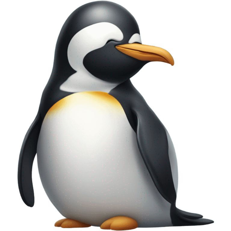 Zen penguin emoji