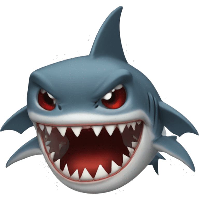 Shark devil  emoji