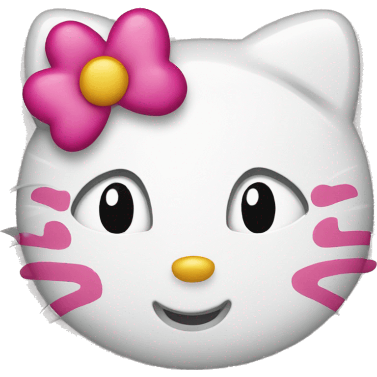 hello kitty face emoji